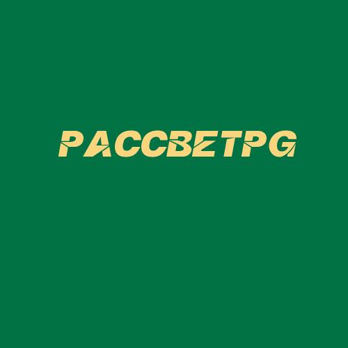 Logo da PACCBETPG